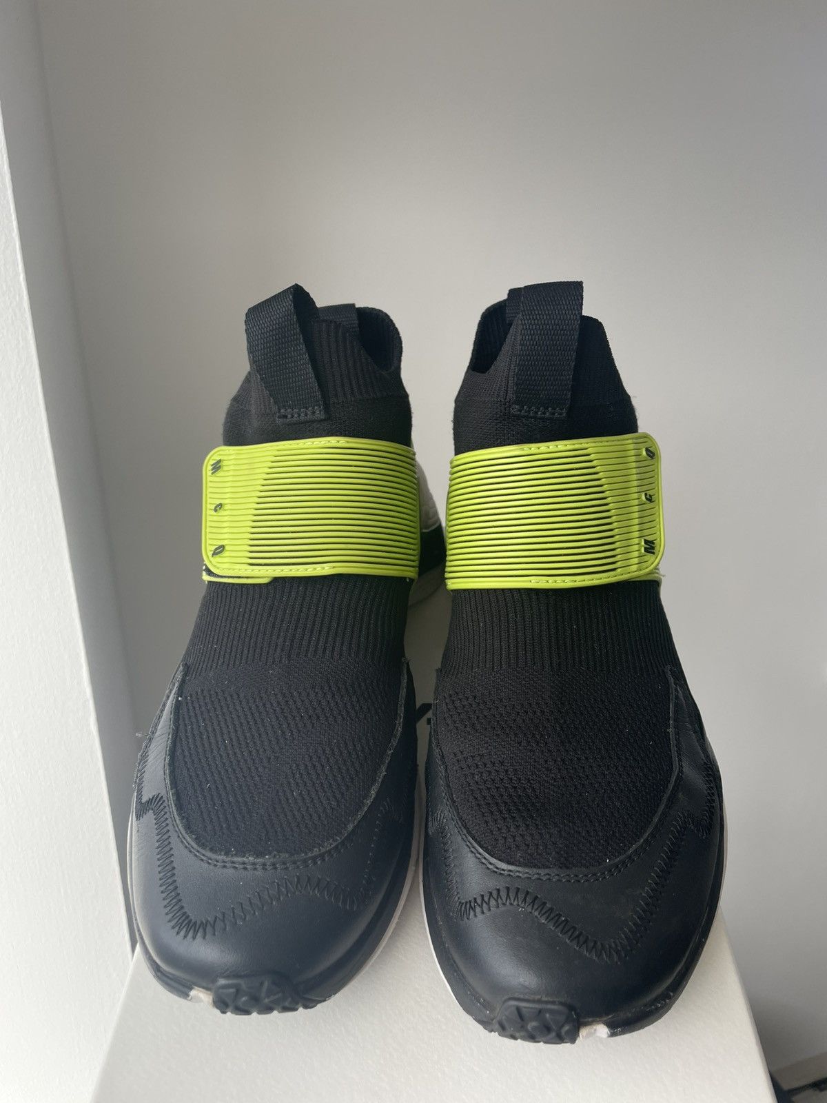 MCQ RRP £450 Auth Alexander McQueen Trainers MCQ BlackGreen UK 5 Size US 7.5 / IT 37.5 - 2 Thumbnail
