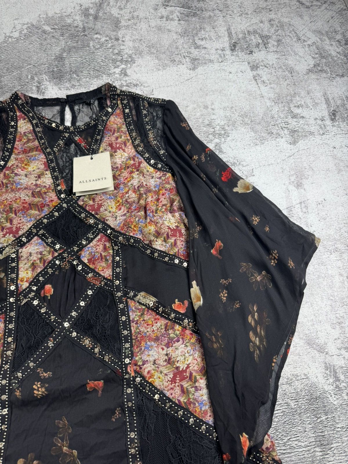 Allsaints AllSaints Lucia Kora Dress Viscose US 6 UK 10 NEW Floral Button Design Tunic Size M / US 6-8 / IT 42-44 - 6 Thumbnail