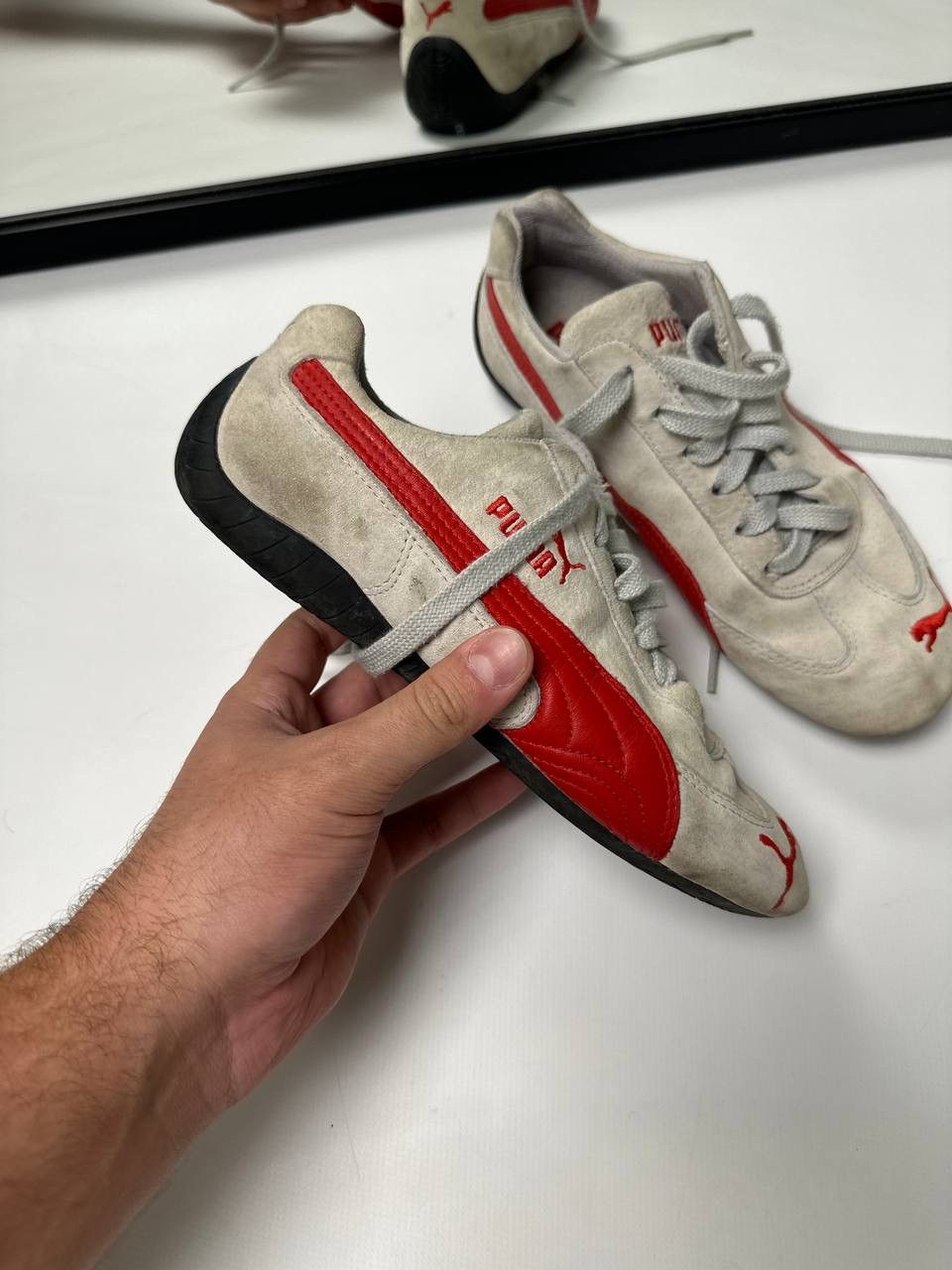 Puma 🔥00s Vintage Puma Speed Cat Japanese Shoes Size US 6 / IT 36 - 2 Thumbnail