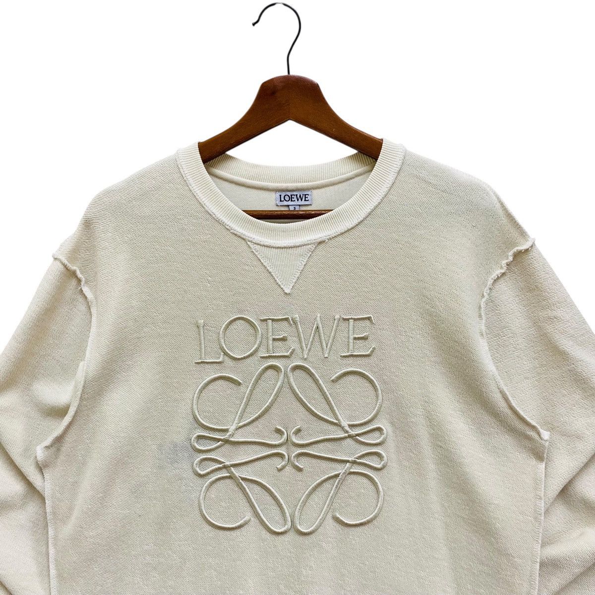 Loewe Loewe Anagram Logo Inside-Out Sweatshirt Reversible Style XL Size US XL / EU 56 / 4 - 2 Thumbnail