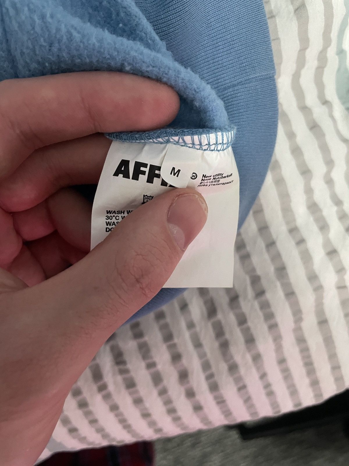 AFFXWRKS AFFIX New Utility Hoodie in Light Blue Size US M / EU 48-50 / 2 - 7 Thumbnail
