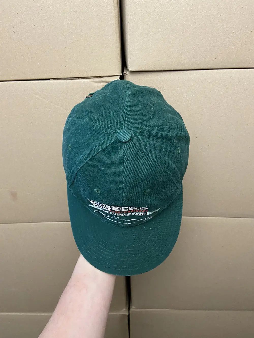 Japanese Brand VINTAGE BECKS RACING CLUB CAP HAT Y2K JAPANES FORMULA UNO F1 Size ONE SIZE - 8 Thumbnail