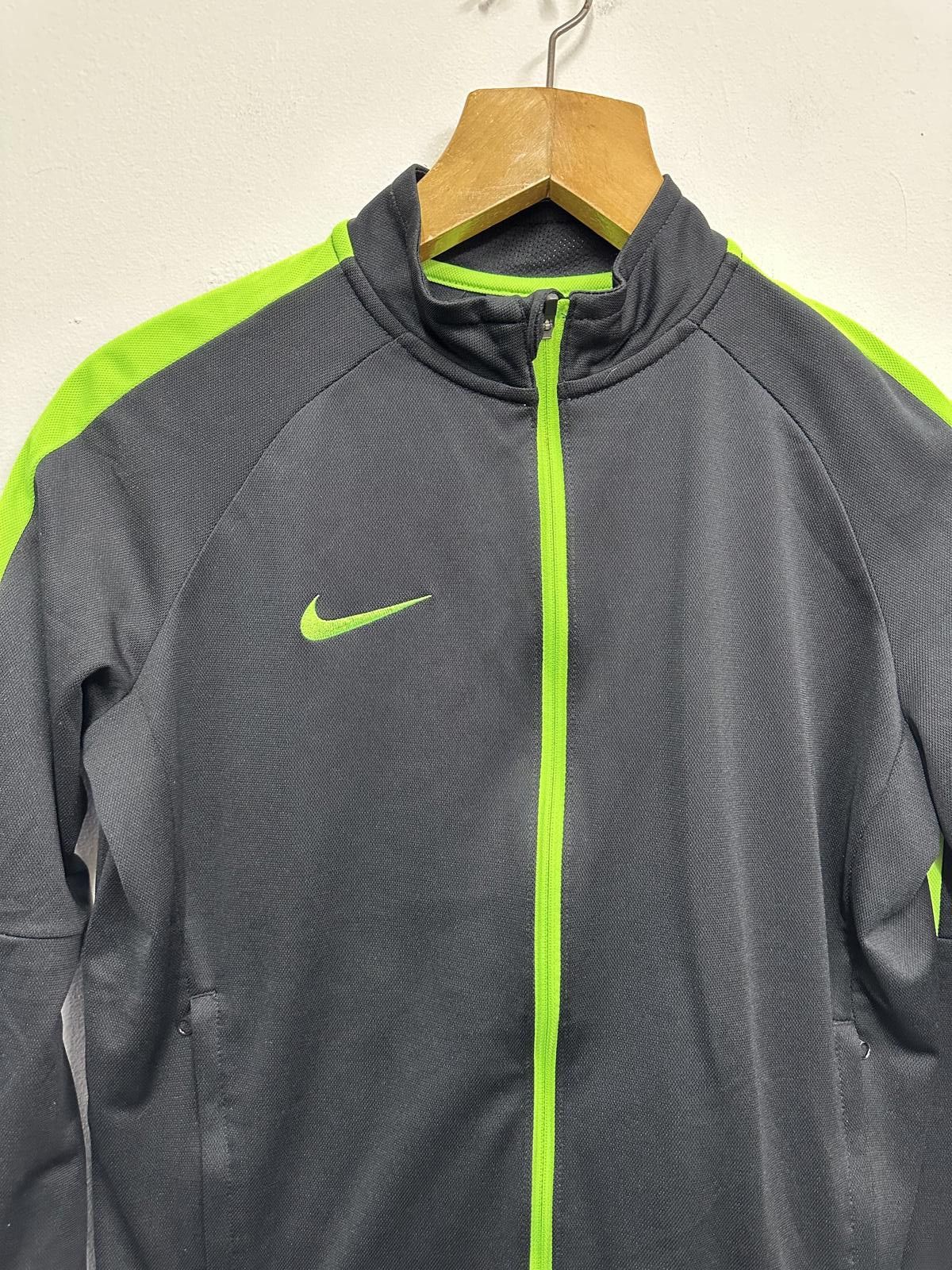 Nike Nike Dri-FIT Black and Neon Green Track Jacket Size L Size US L / EU 52-54 / 3 - 1 Thumbnail