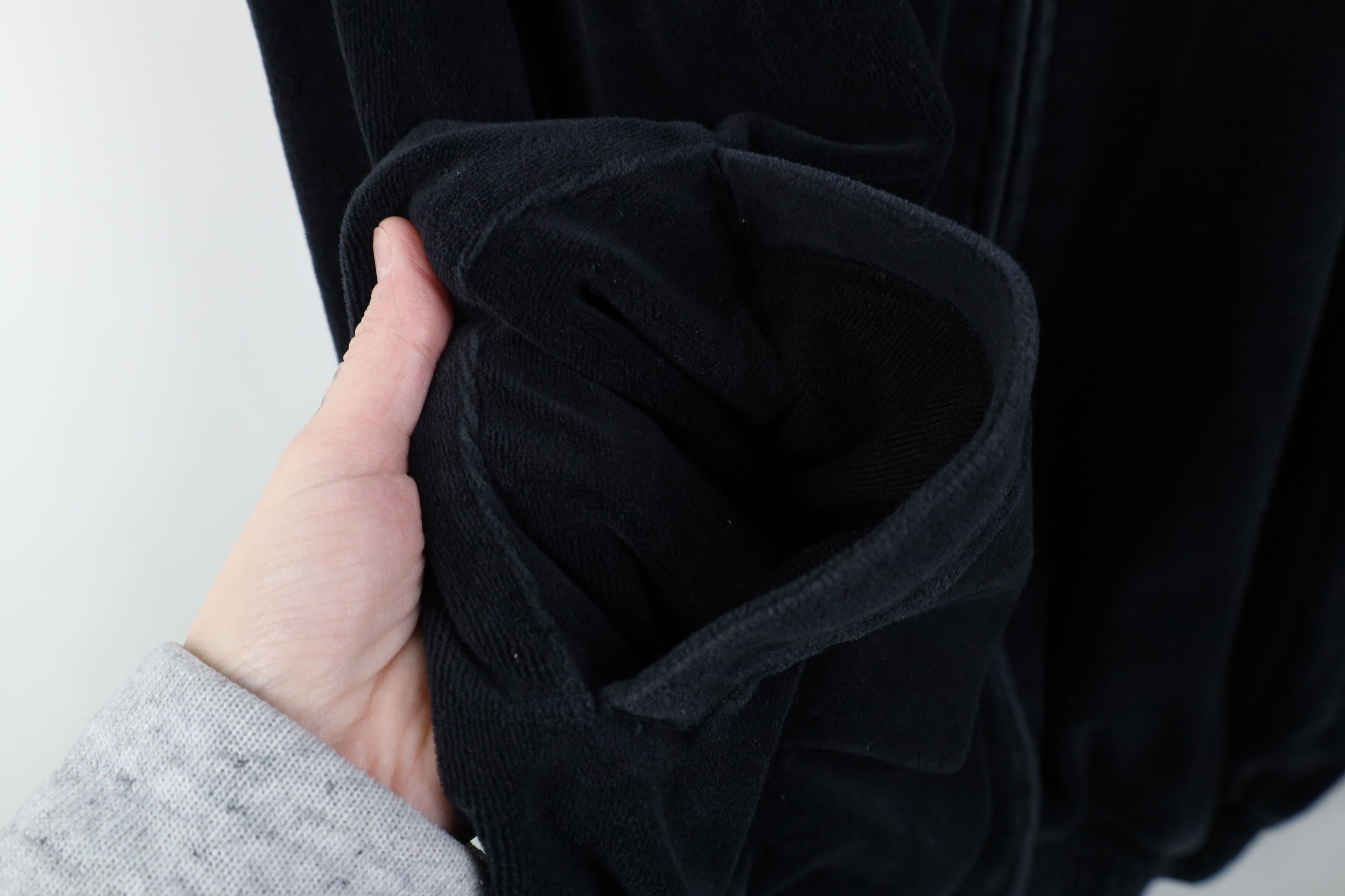 Southpole Vintage 90s Y2K Southpole Spell Velvet Velour Jacket Black Size US XL / EU 56 / 4 - 7 Thumbnail