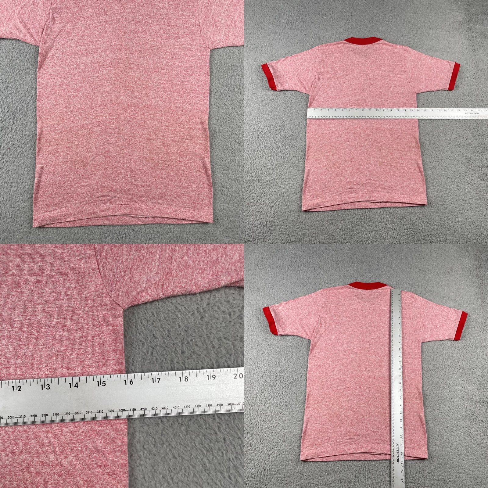 Vintage VINTAGE Italian American Ringer Shirt 80s Ultra Thin Comfort Sml Red Mens Size US S / EU 44-46 / 1 - 9 Thumbnail