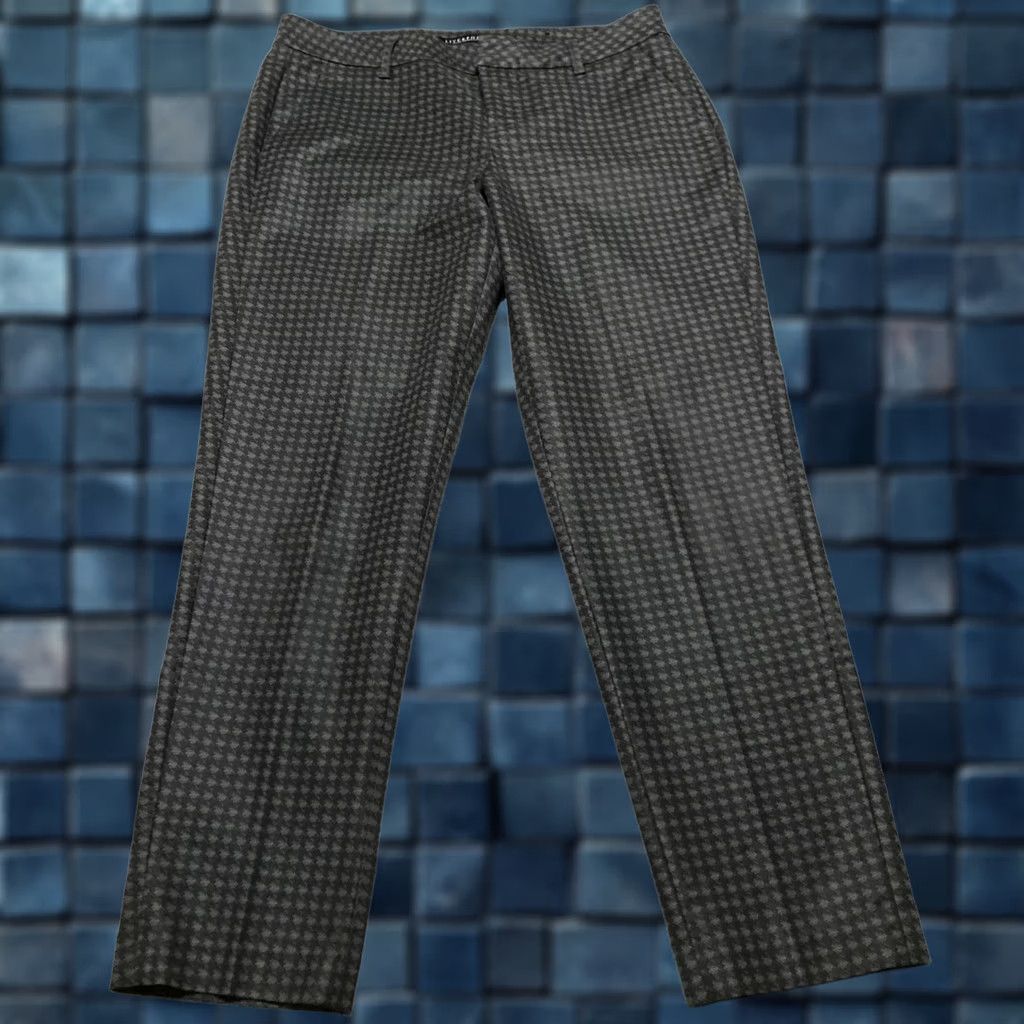 Vintage Liverpool Brand Liverpool Womens 6 Dress Pants Brown Geometric Straight Mid Rise Workwear Dress Pants Mens Women? Size 28" / US 6 / IT 42 - 1 Thumbnail