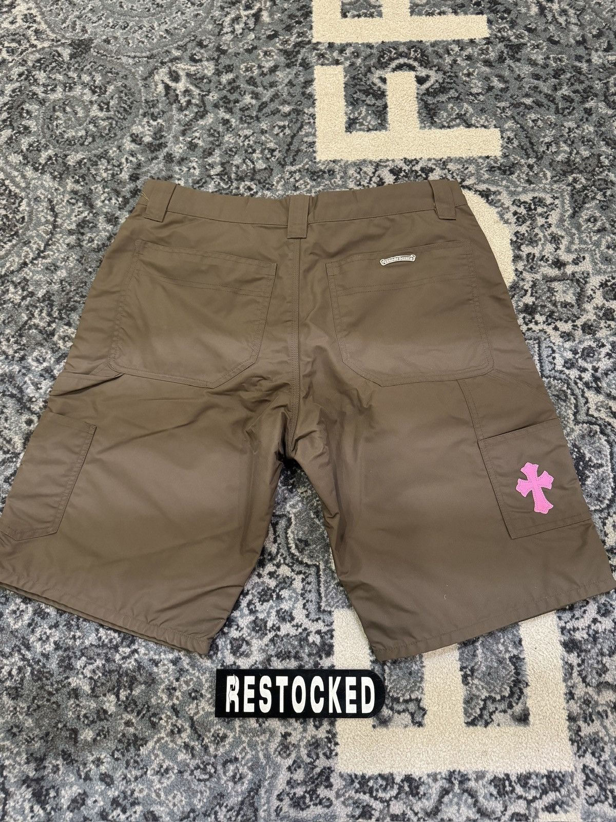 Chrome Hearts Chrome Hearts Brown Double Knee Carpenter Shorts Size US 34 / EU 50 - 2 Thumbnail