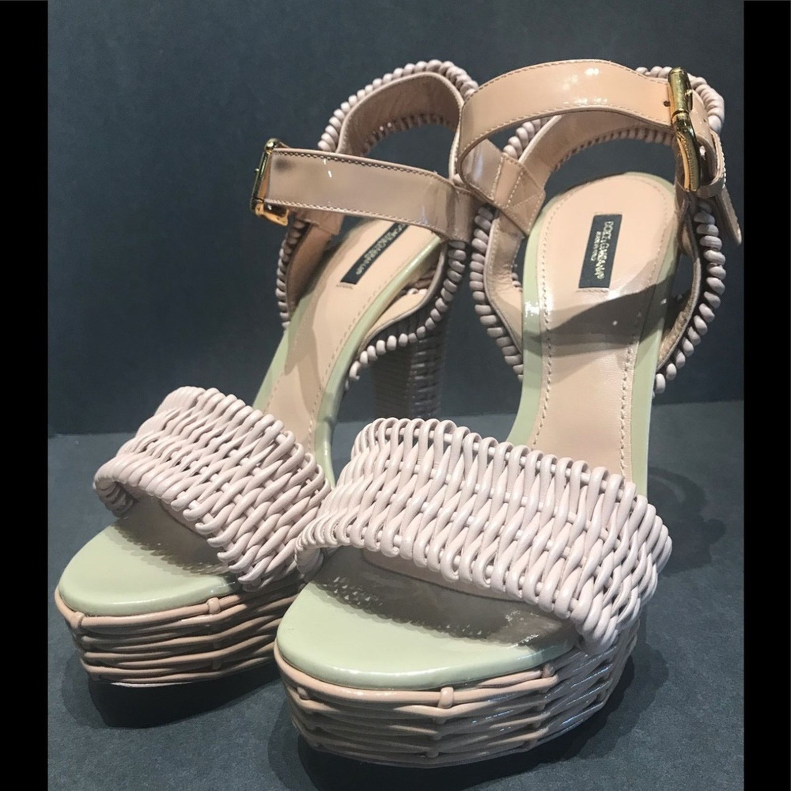 Dolce & Gabbana Dolce & Gabbana HH platform w/ woven details Size US 10 / IT 40 - 1 Thumbnail