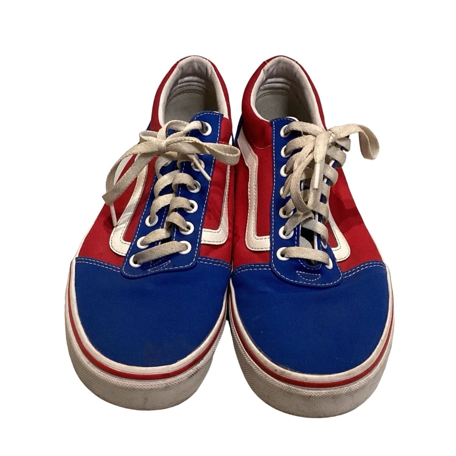 Vans Vans Old Skool BMX Checker Red Blue Size US 12 / EU 45 - 2 Thumbnail