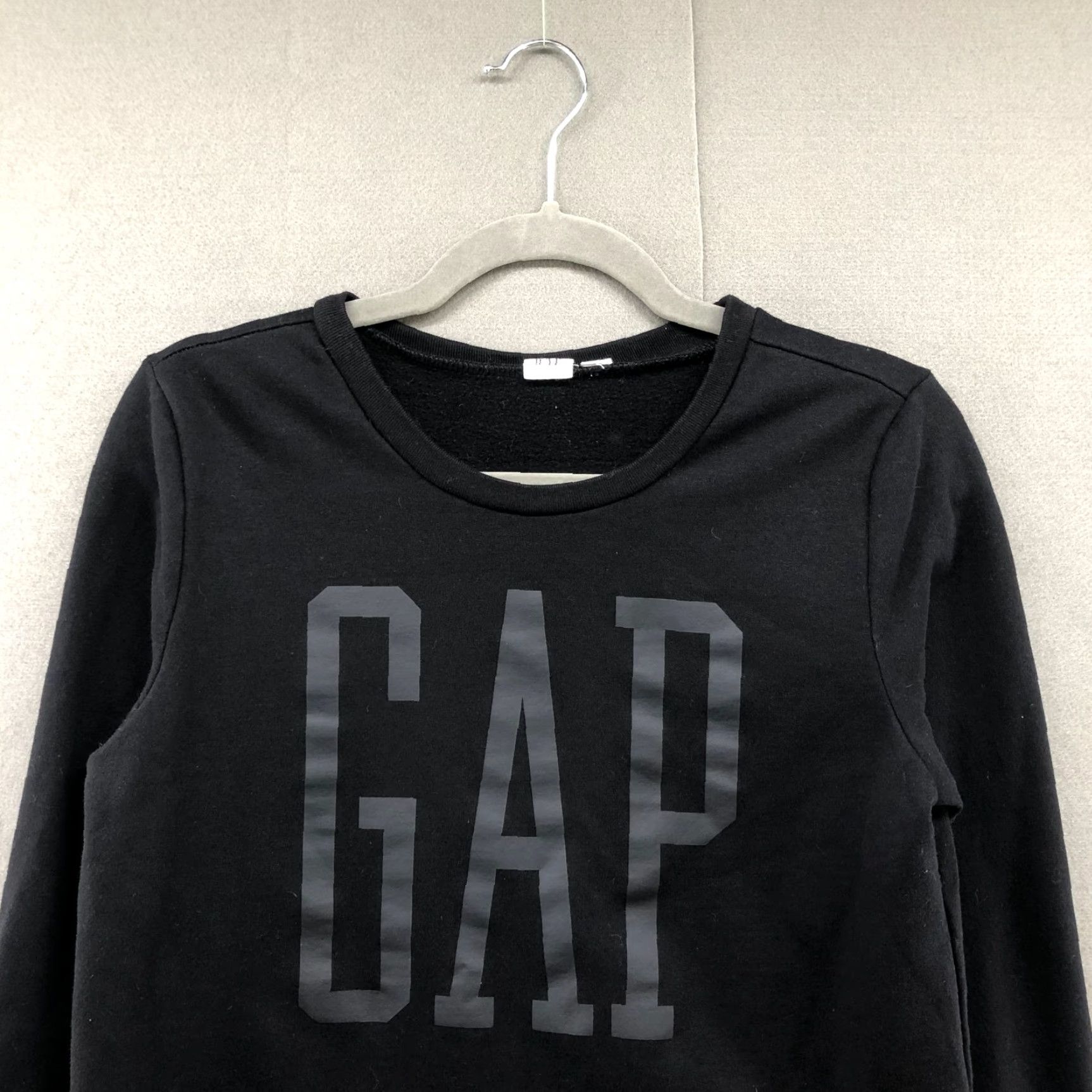 Gap GAP Logo Sweatshirts 2 Piece Lot Womens XS Black Relaxed Lounge Pullover Size XS / US 0-2 / IT 36-38 - 4 Thumbnail