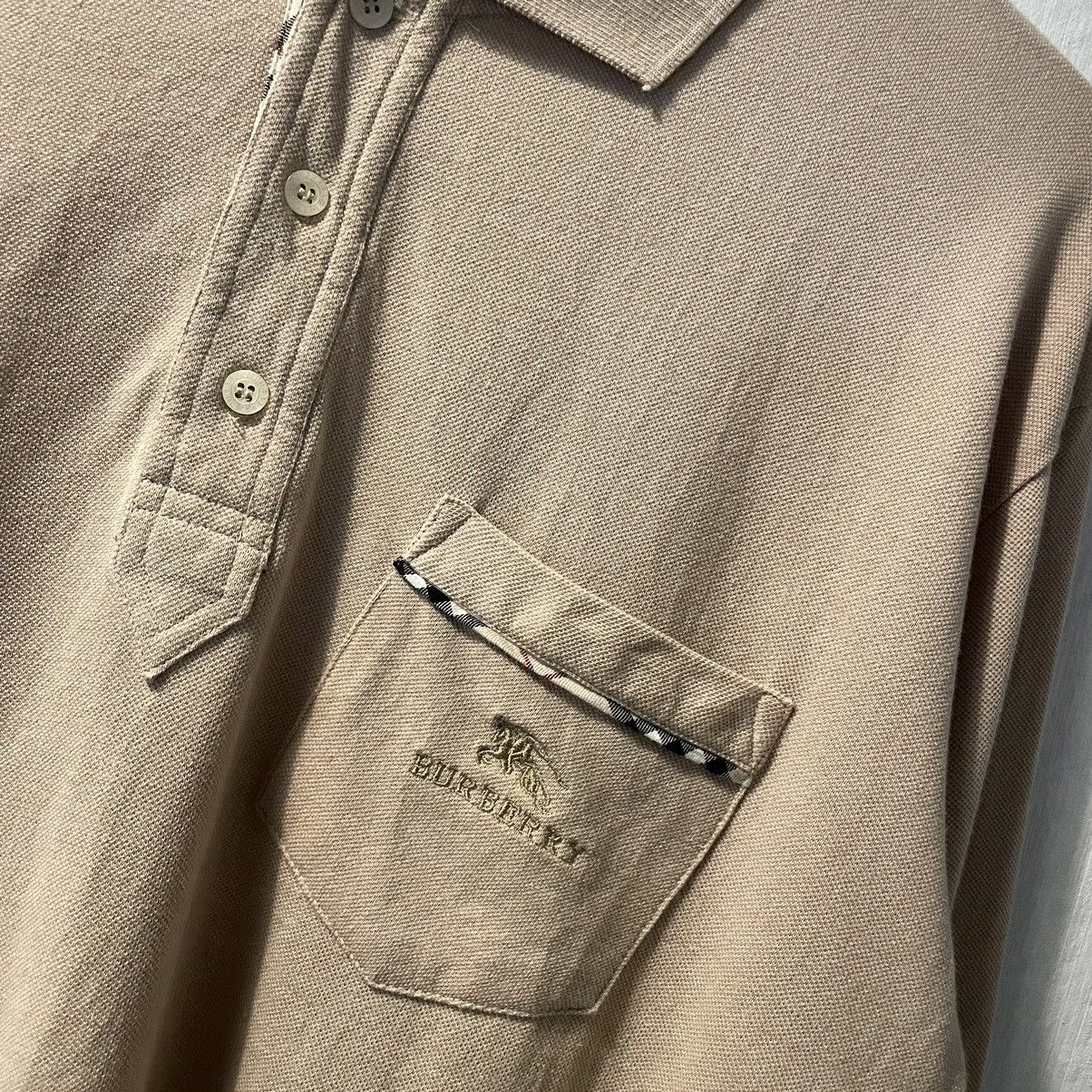 Burberry × Designer Burberry Nova check Collar Polo Long Sleeve Size US M / EU 48-50 / 2 - 2 Thumbnail