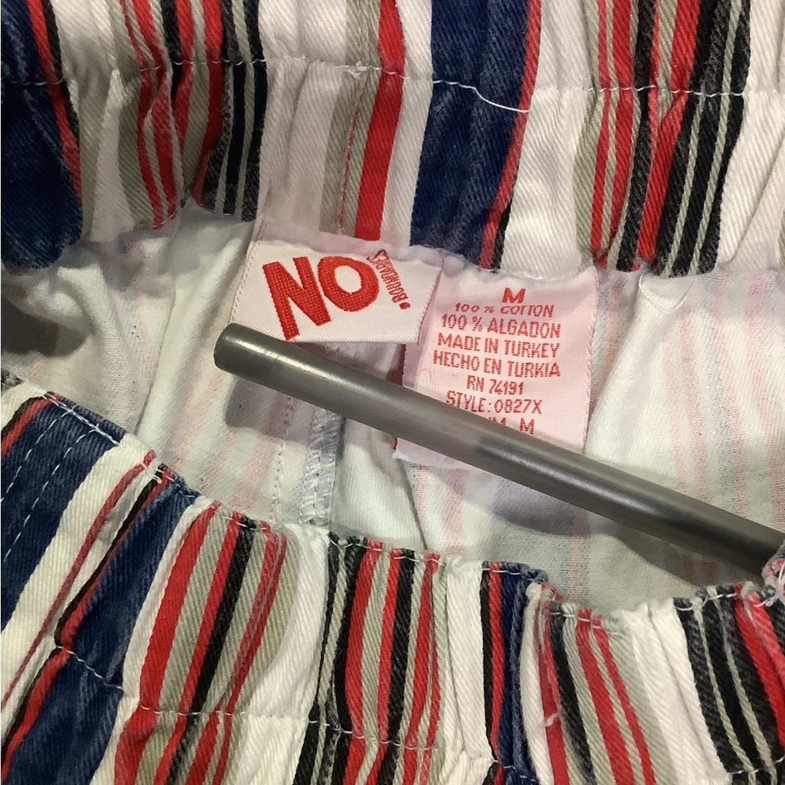 Vintage No Boundaries vintage Stripe style shorts Size 24" / US 00 / IT 34 - 3 Thumbnail