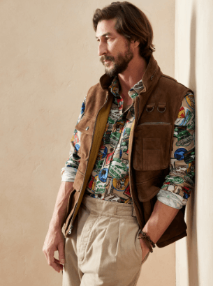 Banana Republic Banana Republic : Medium : Patchwork Expedition Shirt Size US M / EU 48-50 / 2 - 10 Thumbnail