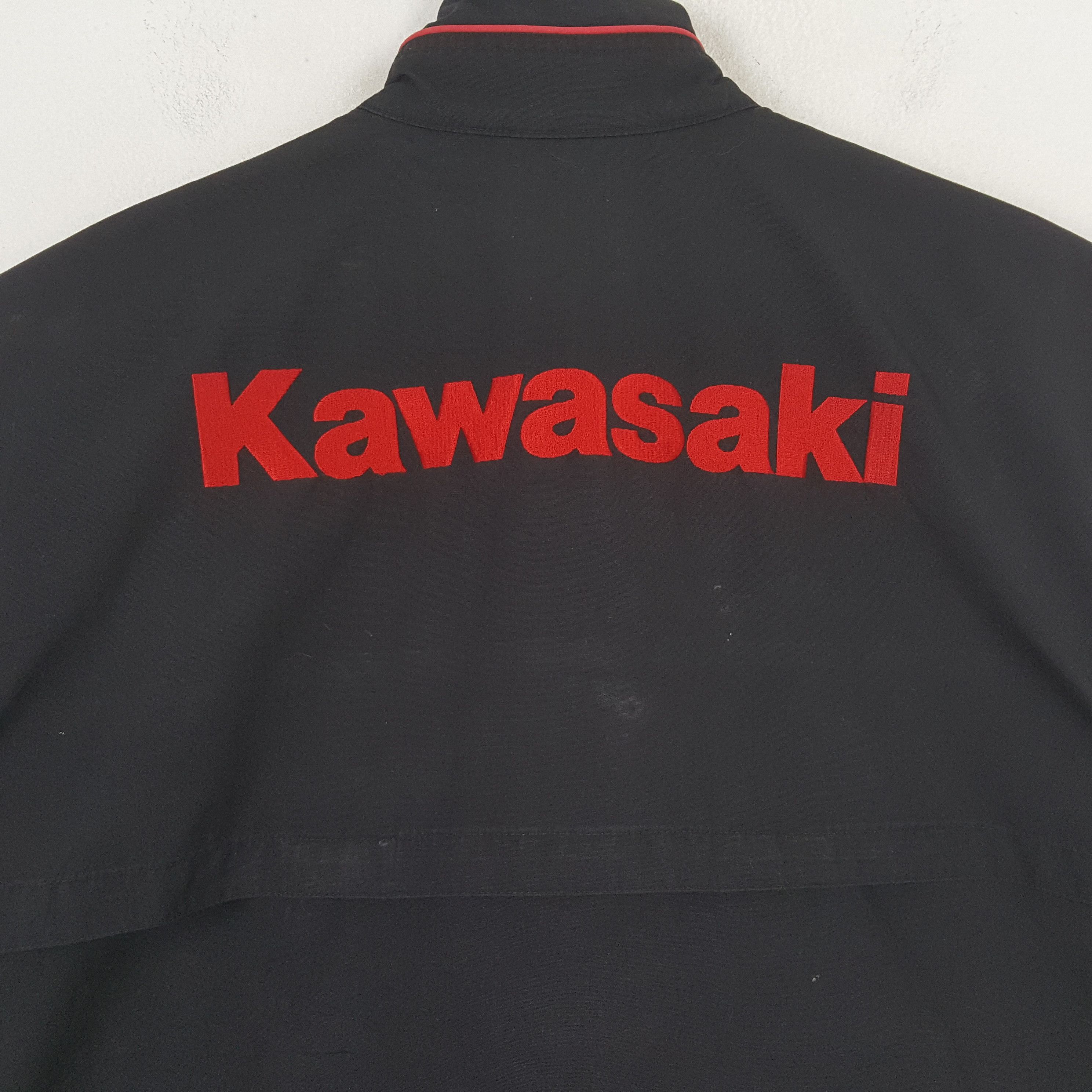 Japanese Brand × Vintage Kawasaki Japanese Motorcycle Brand Jacket c282n30 Size US L / EU 52-54 / 3 - 2 Thumbnail
