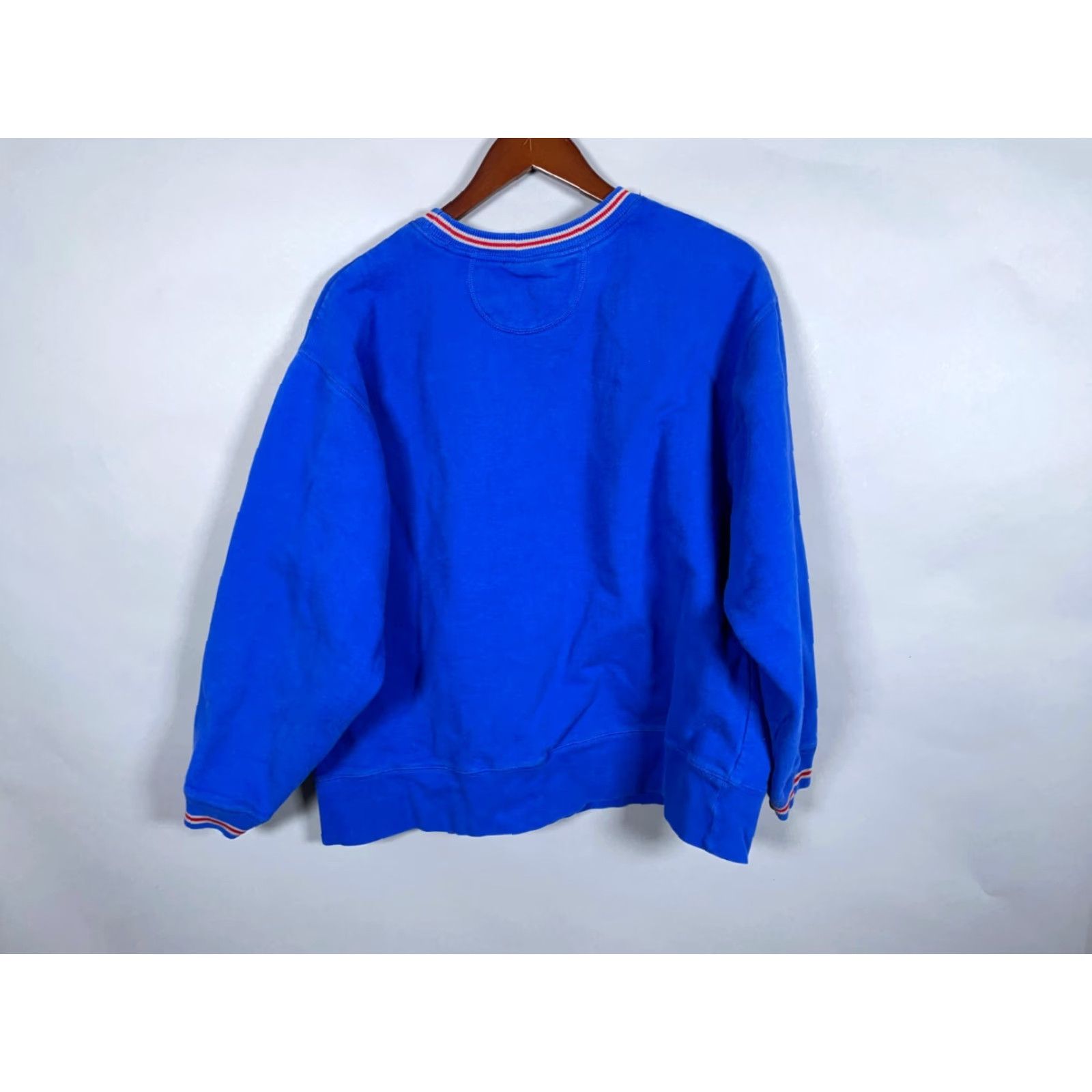 Disney VINTAGE Disney Sweatshirt Mickey Mouse Big Cheese Graphic Print Crewneck Adult Large Blue Cartoon 90s Mens Size US L / EU 52-54 / 3 - 3 Thumbnail