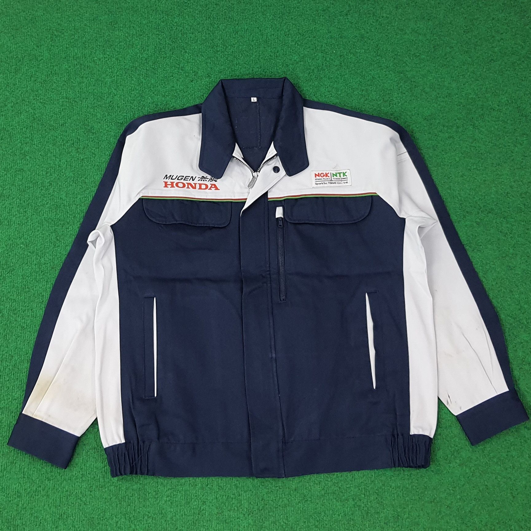 Japanese Brand Vintage Mugen Honda Motorsports Custom Logo Jacket C260N13 Size US XL / EU 56 / 4 - 3 Thumbnail