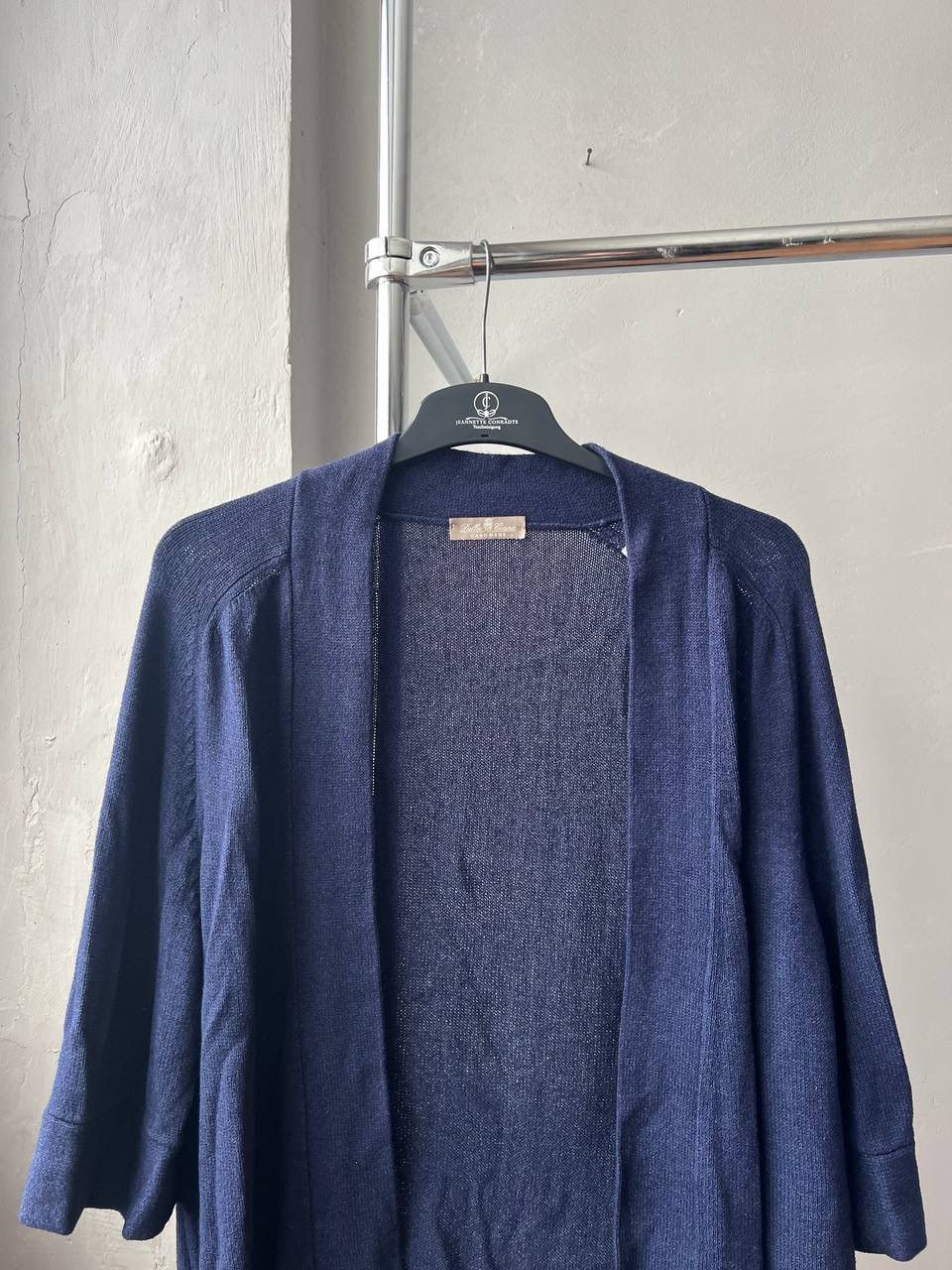 Loro Piana DELLA CIANA CASHMERE WOMEN BLUE NAVY LUXURY CARDIGAN SZ 46 Size L / US 10 / IT 46 - 5 Thumbnail