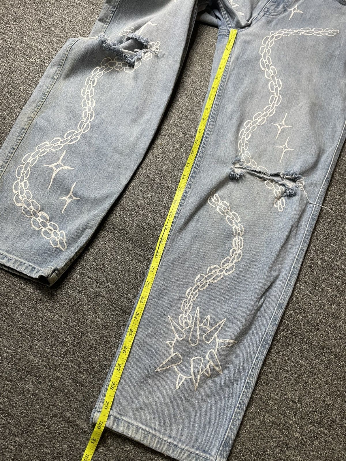 Japanese Brand × Vintage SALEM7 Morningstar Denim Jeans (92) Size US 32 / EU 48 - 9 Thumbnail
