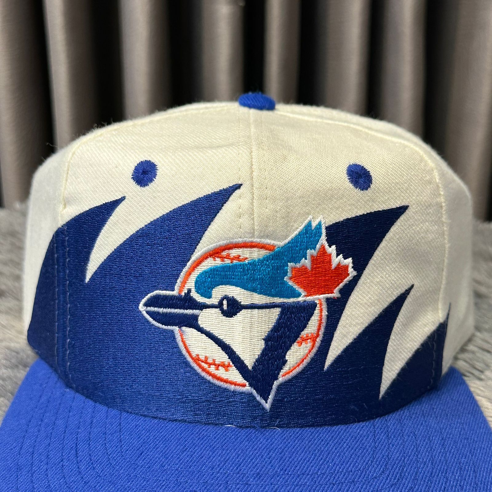 Logo Athletic × Vintage Rare Hat Toronto Blue Jays MLB Shark Tooth Hat Logo Athletic Size ONE SIZE - 2 Thumbnail