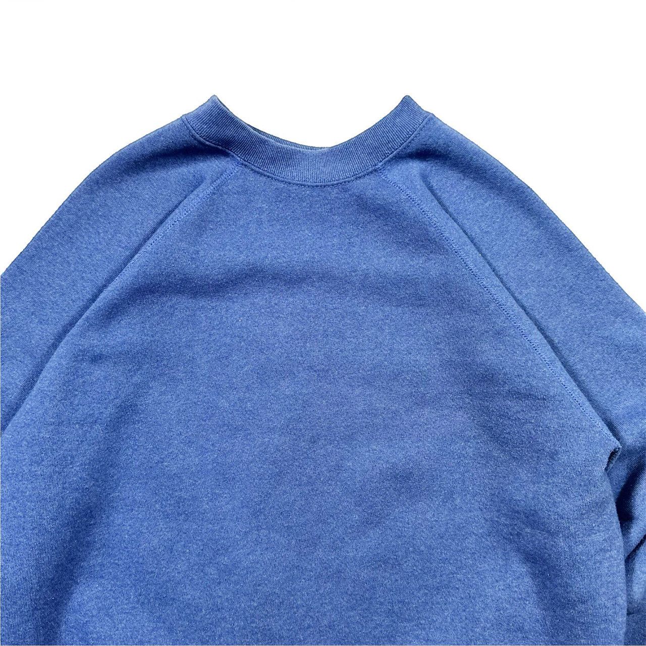 Vintage Vintage 90s Tultex Blank Light Blue Sweater Size US L / EU 52-54 / 3 - 2 Thumbnail