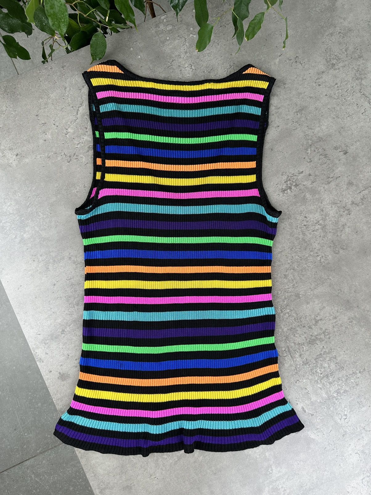 Japanese Brand JC de Castelbajac Multicolor Tank Top Size M / US 6-8 / IT 42-44 - 8 Thumbnail