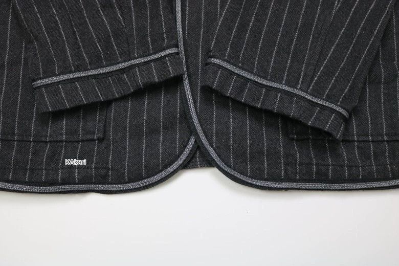 Neighborhood Black Pinstriped Light Jacket - Size M Size US M / EU 48-50 / 2 - 4 Thumbnail