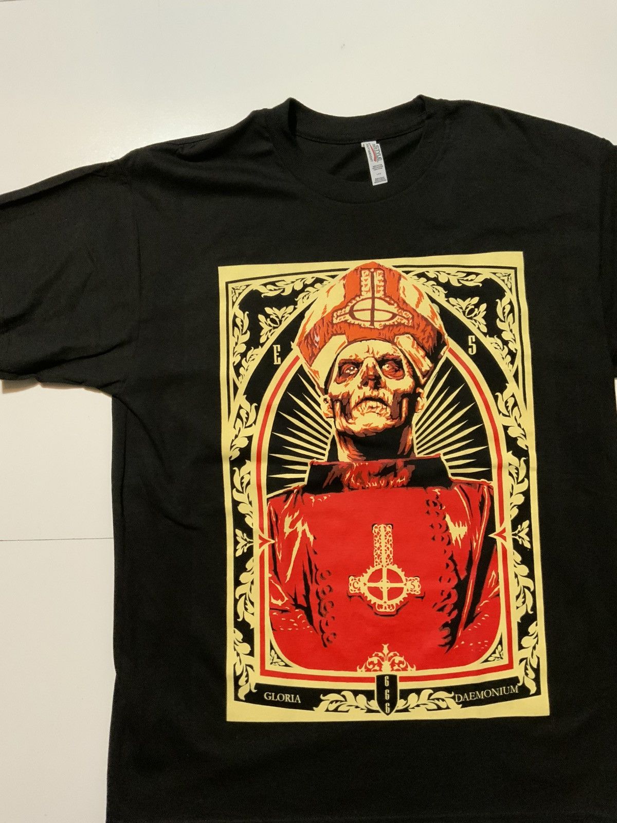 Band Tees Ghost Gloria Daemonium Papa Emeritus Heavy Metal Band TShirt Size US L / EU 52-54 / 3 - 4 Thumbnail