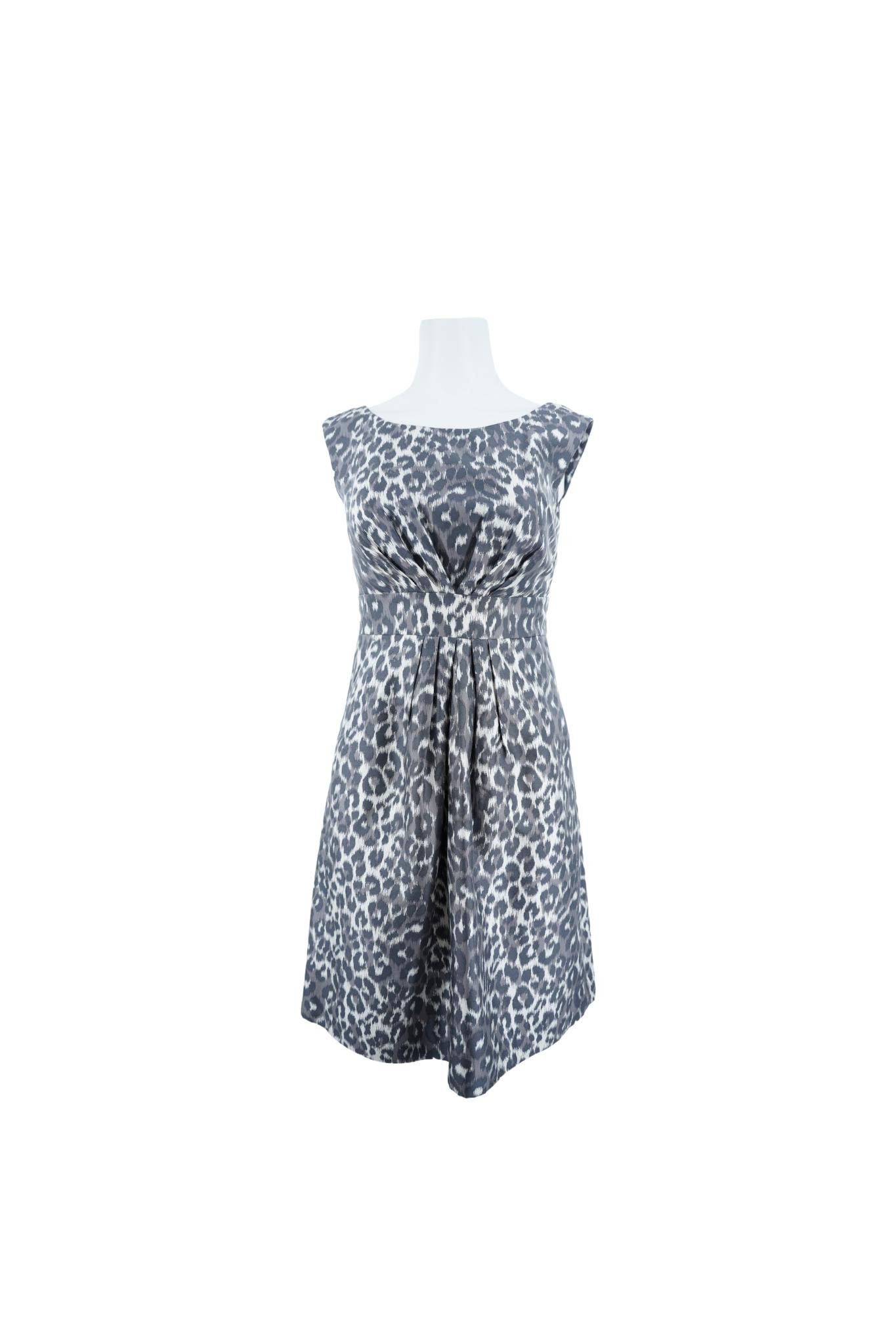 Designer NWT Kate Spade Deanna Silk Leopard Print Dress Size 0 Size XS / US 0-2 / IT 36-38 - 3 Thumbnail