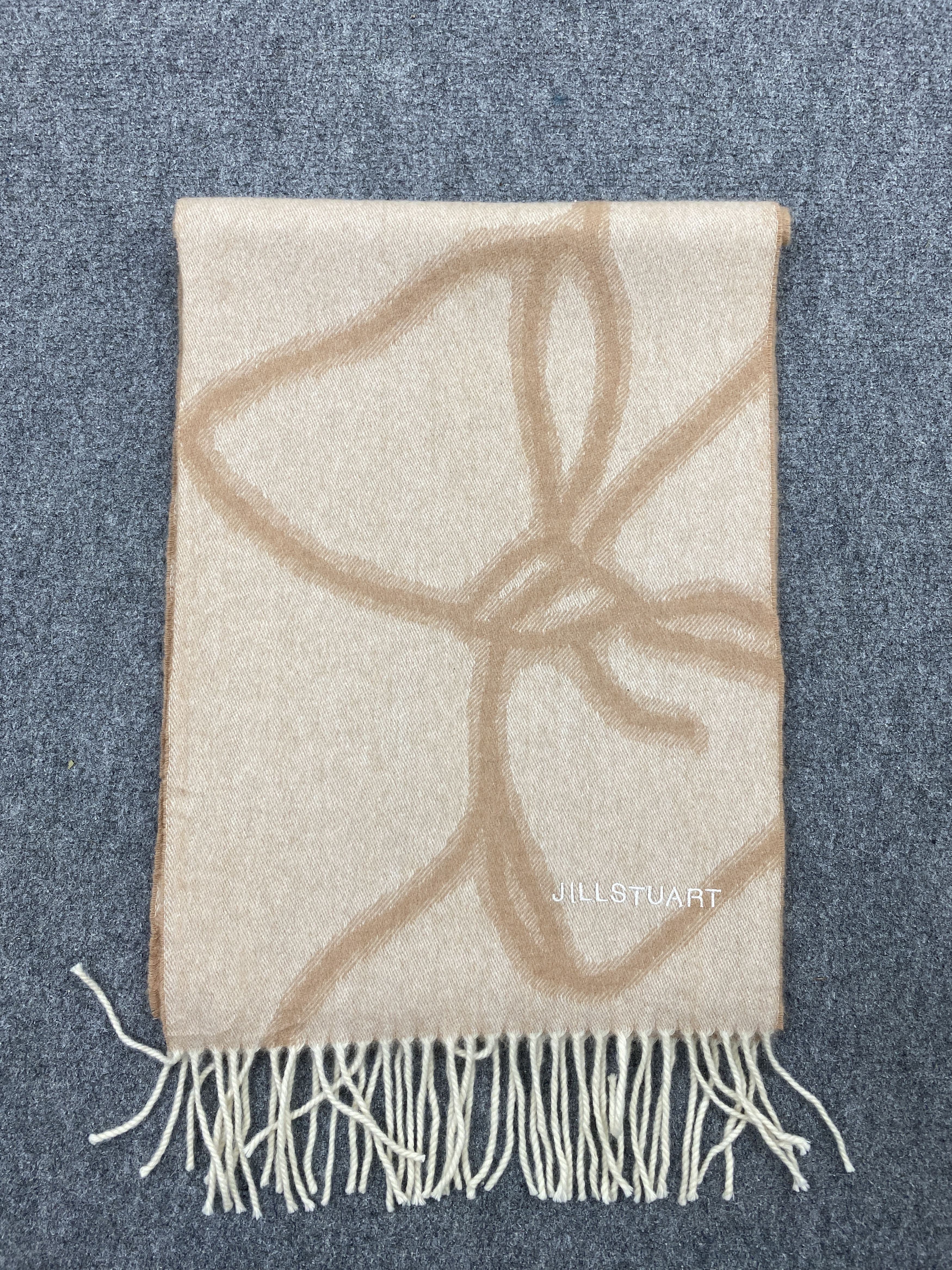 Jil Stuart Vintage Jill Stuart Cashmere Scarf Muffler Neckwear -SC0006 Size ONE SIZE - 3 Thumbnail