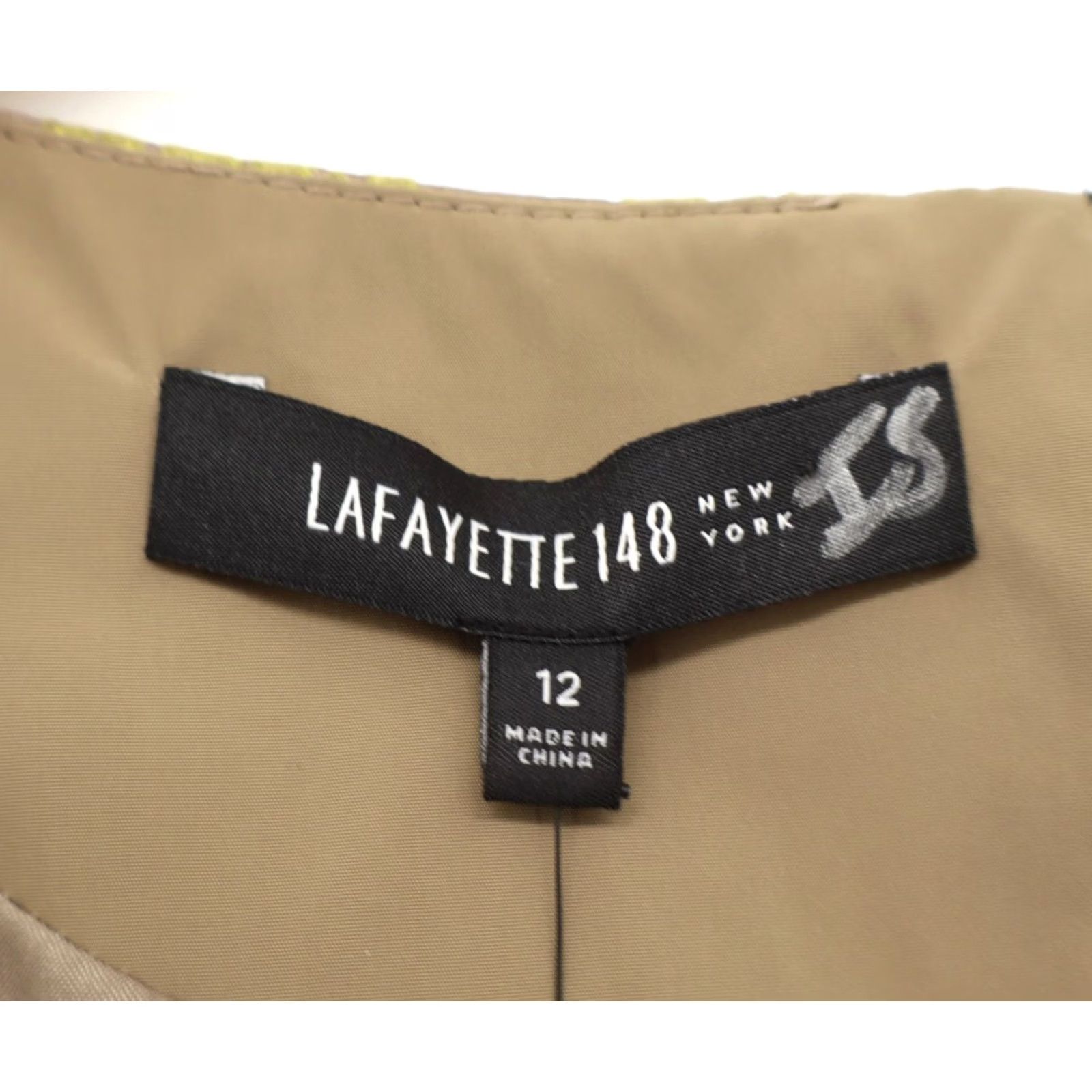 Vintage Lafayette 148 Gold Jacquard Sheath Dress Baroque Metallic Sz 12 NEW Women Size XL / US 12-14 / IT 48-50 - 3 Thumbnail