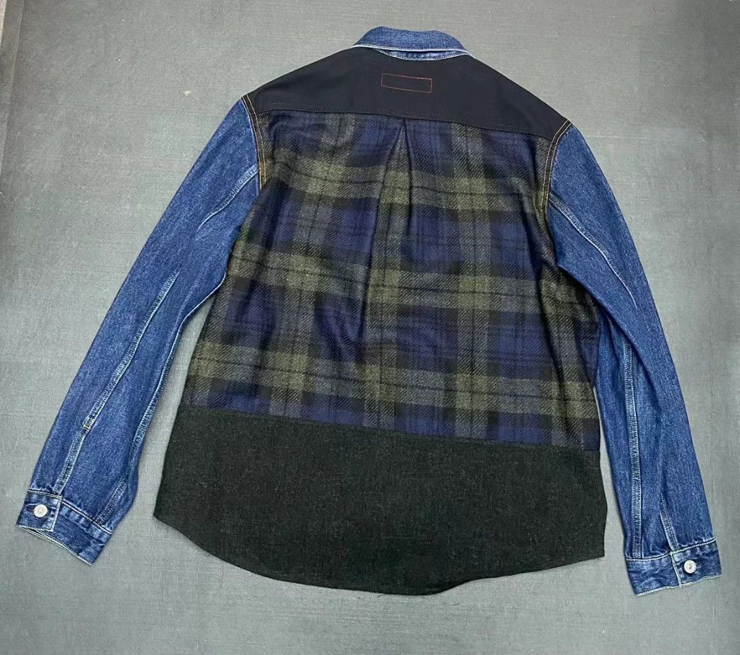 Junya Watanabe Junya Watanabe 20FW Denim Panel M NWT Jacket Size US M / EU 48-50 / 2 - 2 Thumbnail