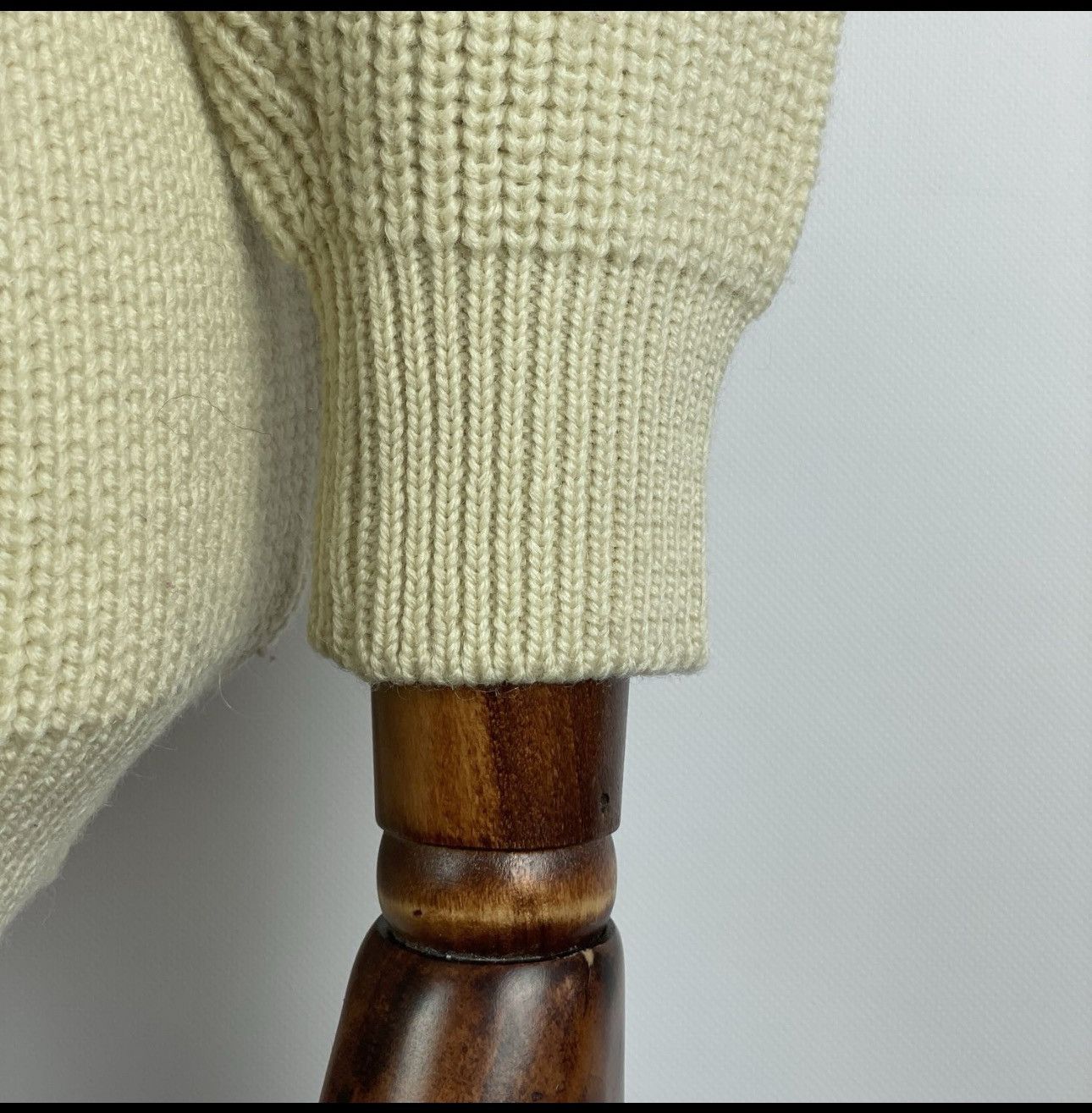 Barbour Vintage Men's Barbour Fishermans Knit Pure New Wool Sweater Size US S / EU 44-46 / 1 - 7 Thumbnail