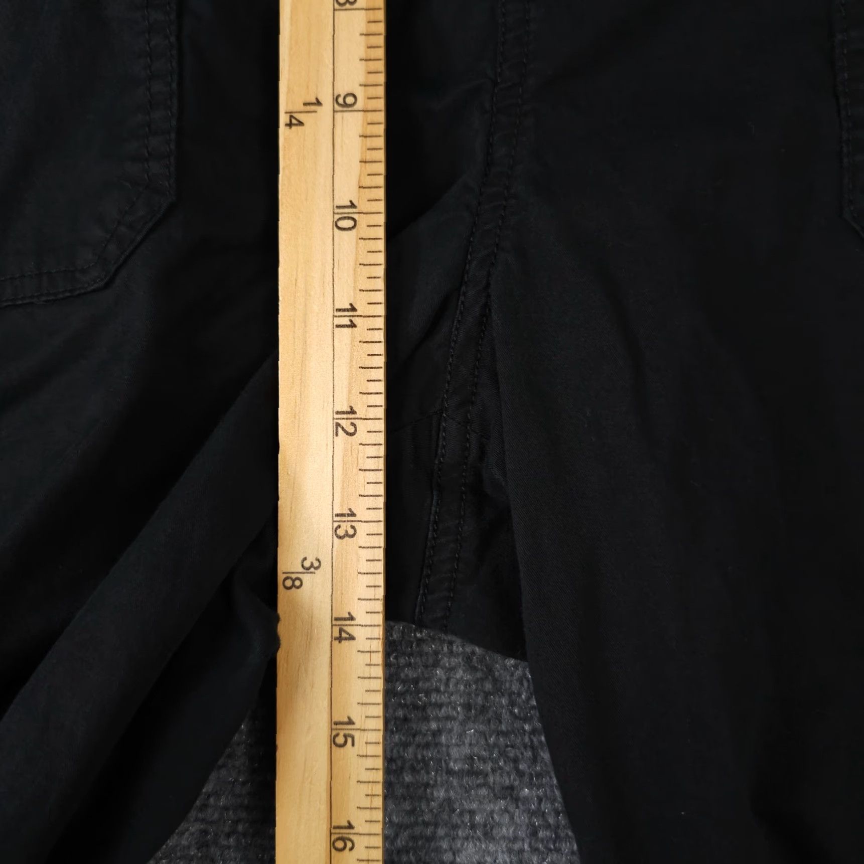 Vintage Chico's Pants Womens 3 US 16 Black Utility Jogger Elastic Waist Casual Outdoor Pants Size 38" / US 16 / IT 52 - 6 Thumbnail