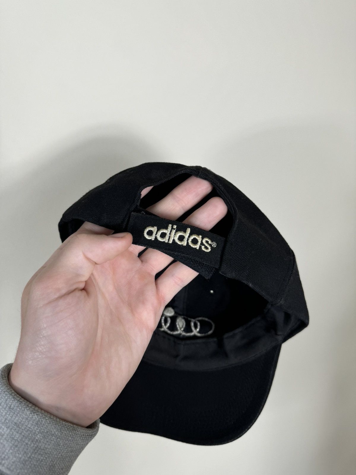Adidas × Audi × Vintage Audi Adidas black racing cap Size ONE SIZE - 3 Thumbnail