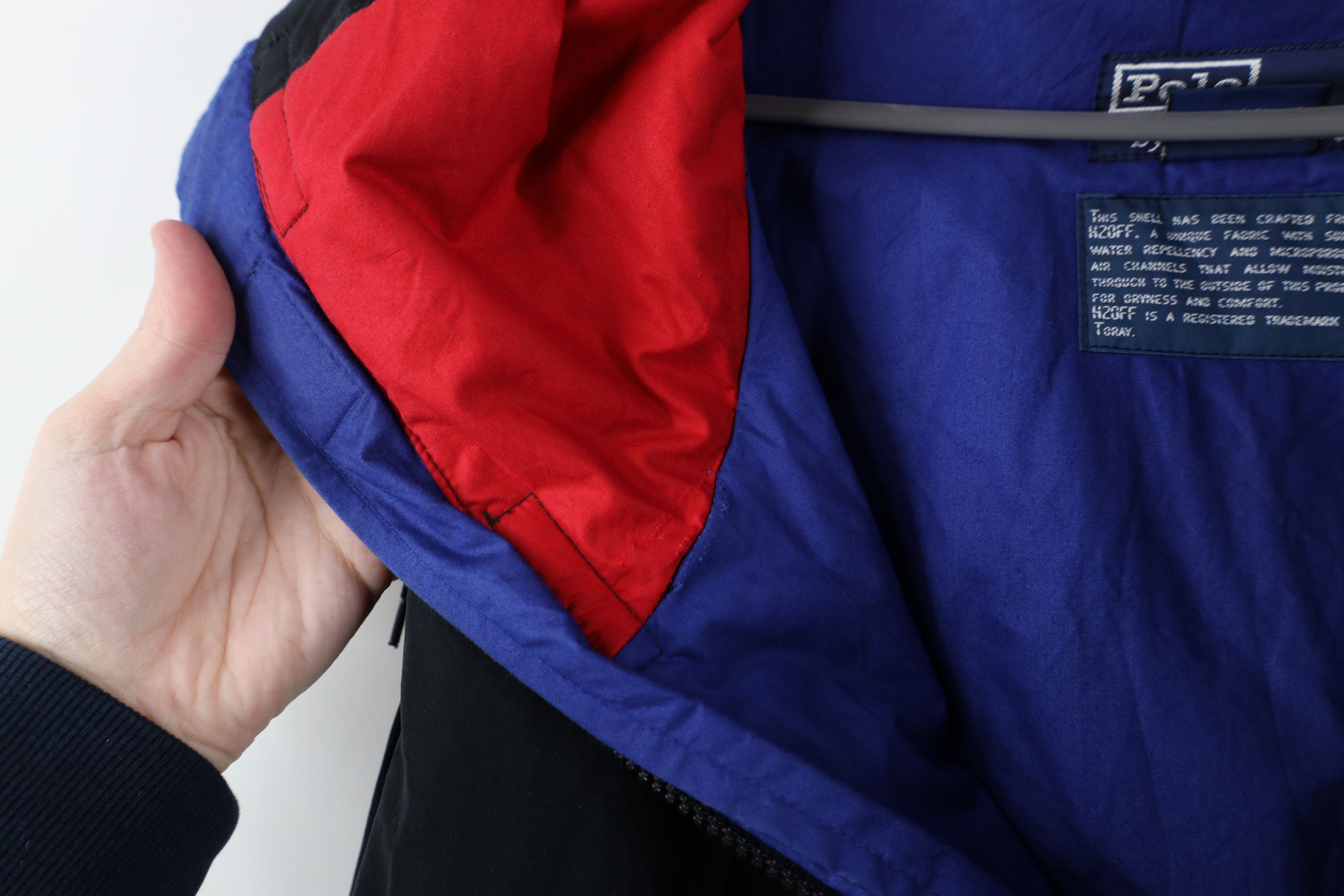 Polo Ralph Lauren Vintage 90s 1992 Ralph Lauren P Racing Hooded Anorak Jacket Size US XL / EU 56 / 4 - 11 Thumbnail
