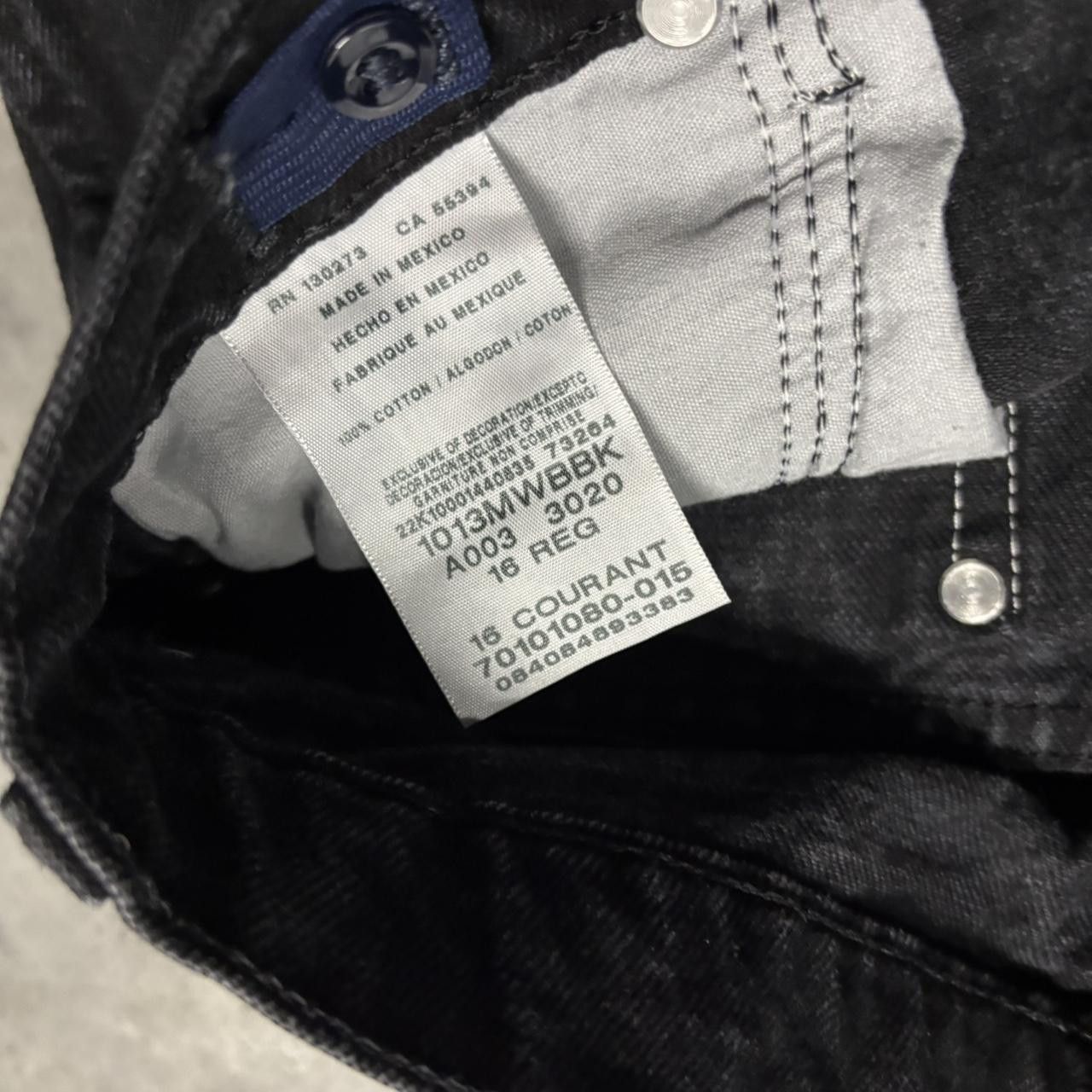 Hysteric Glamour × If Six Was Nine × Vintage Crazy Vintage Y2K/2000s Grunge Solid Black Essential Denim Jeans! Size US 27 - 8 Thumbnail