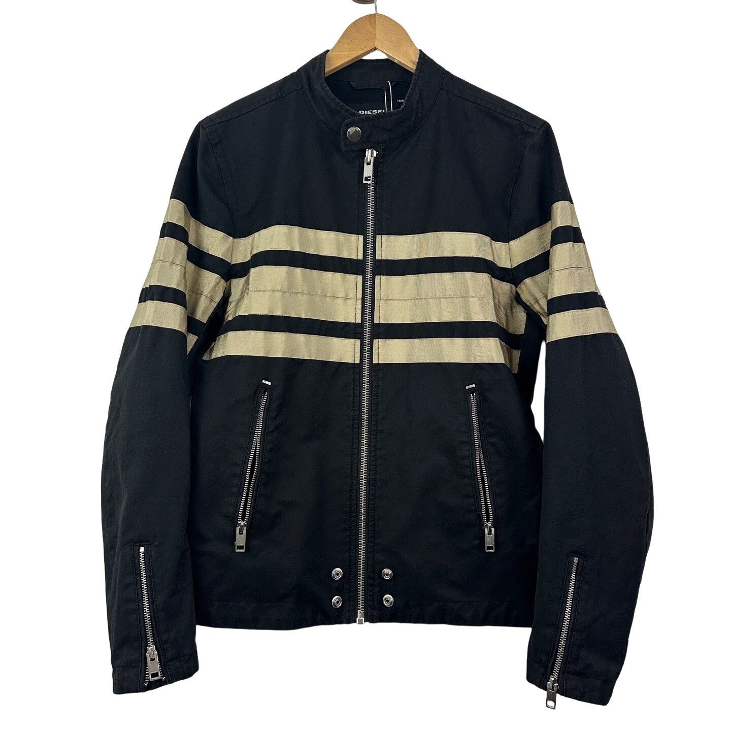 Diesel Diesel Striped Stand Collar Jacket M Size US M / EU 48-50 / 2 - 1 Thumbnail