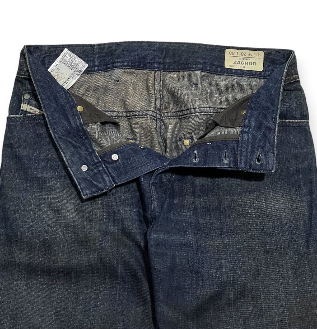 Diesel Zaghor Flare Oil Stained Jeans Size US 28 / EU 44 - 6 Thumbnail
