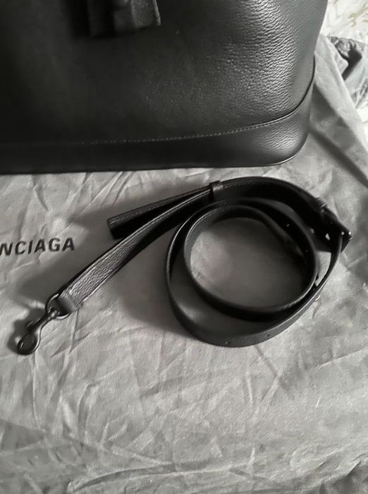 Balenciaga Balenciaga Large Black Led Light Logo Projector Bag Grailed