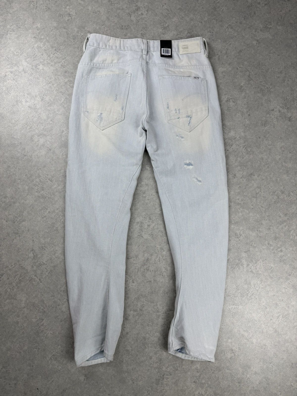 G-Star G-Star Raw Arc 3D Mid Boyfriend 7/8 Jeans Light Aged 25x32 Size 25" / US 0 / IT 36 - 8 Thumbnail