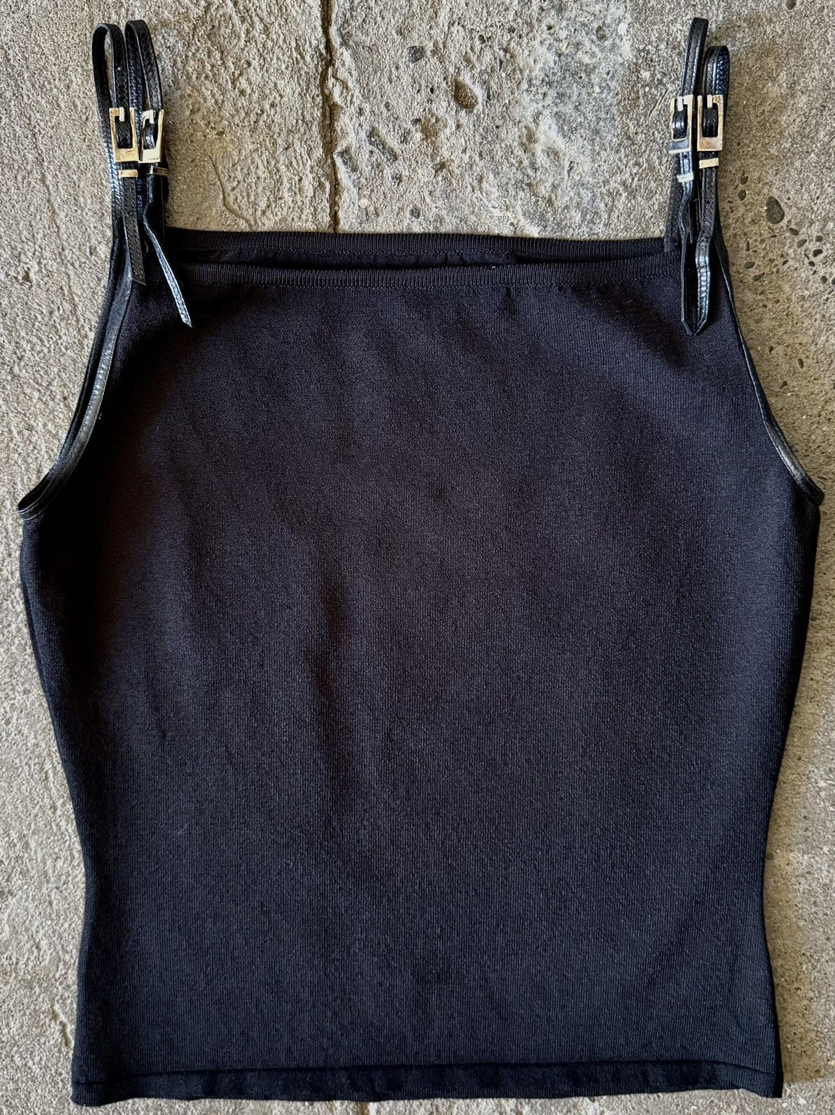 Gucci Gucci - Tom Ford - SS1998 - G Logo Buckle - Tank Top Size M / US 6-8 / IT 42-44 - 2 Thumbnail