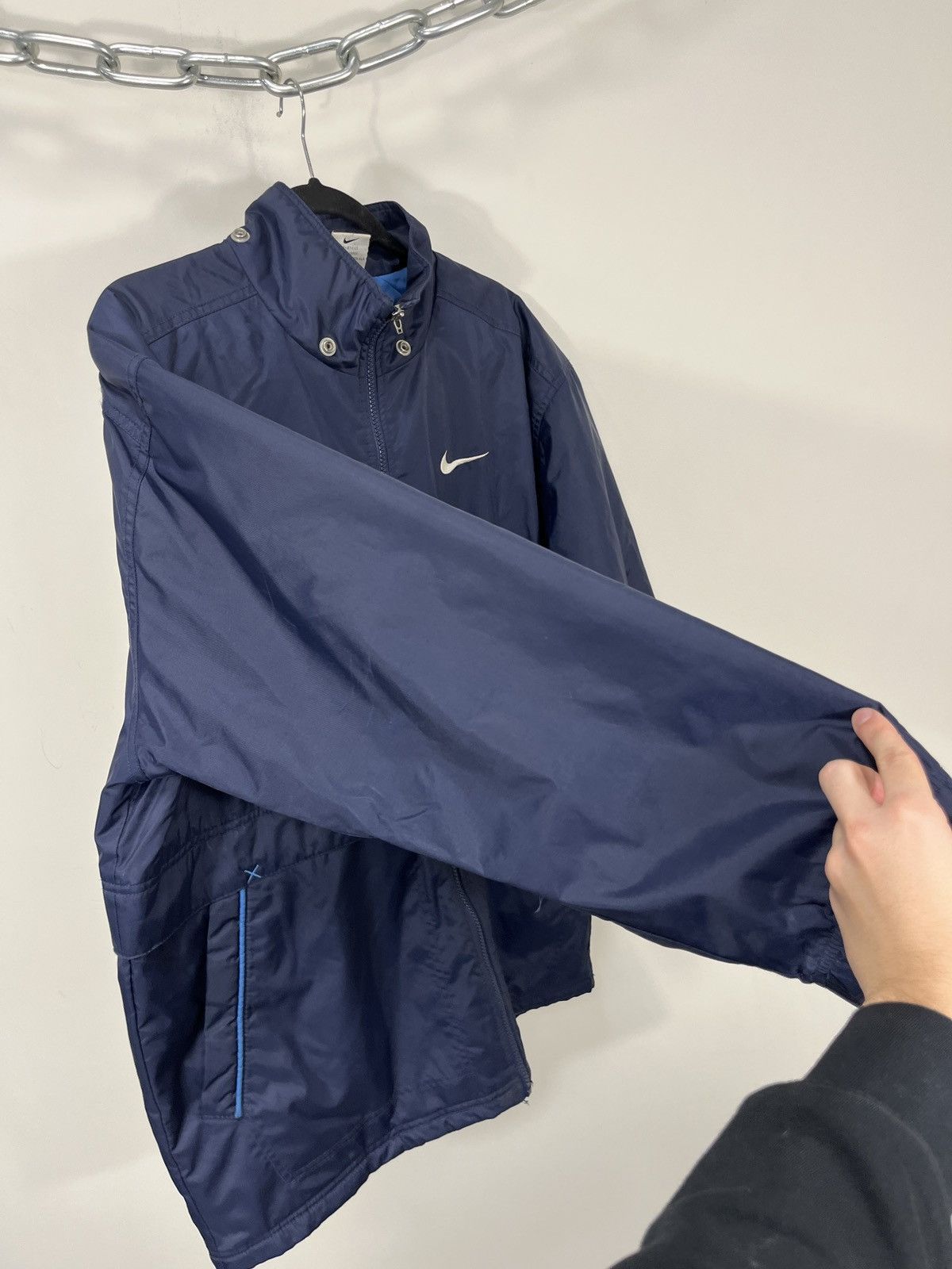 Nike Vintage Nike Big Swoosh Embroidered Logo Retro Hype Jacket Size US M / EU 48-50 / 2 - 14 Thumbnail
