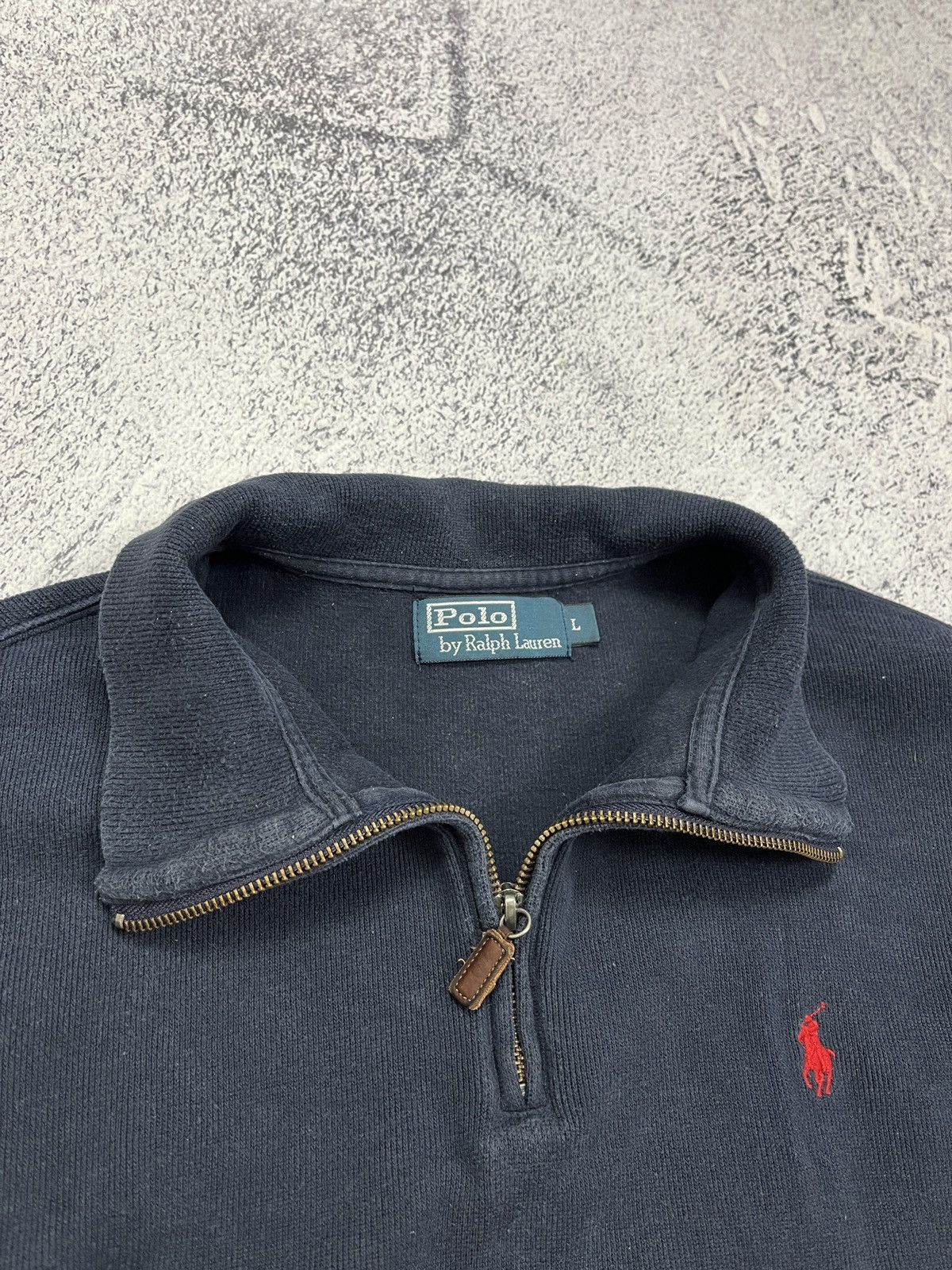 Polo Ralph Lauren × Vintage Vintage 90’s Polo Ralph Lauren Sweater Quarter Zip Old Money Size US L / EU 52-54 / 3 - 6 Thumbnail