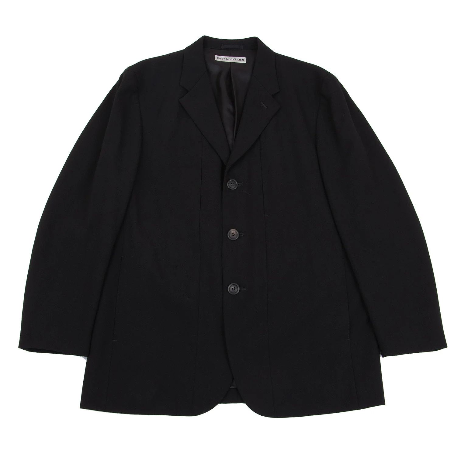 Issey Miyake Wool Pocket Design 3B Jacket in Black Size 3 Size US L / EU 52-54 / 3 - 1 Thumbnail