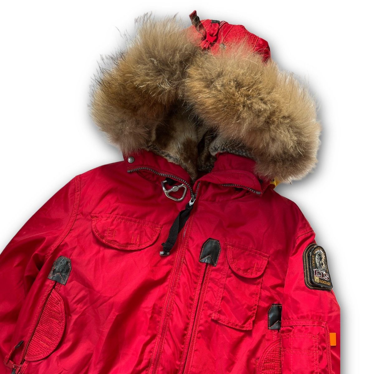 Parajumpers Gobi Masterpiece Fur Down Lined Bomber Jacket