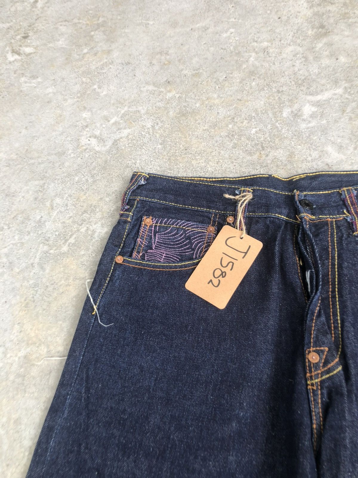 RMC Jeans Red Monkey Company Embroidered Naked Size US 32 / EU 48 - 13 Thumbnail