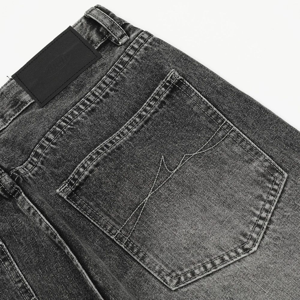 Jean Heavy washed distressed American retro straight jeans Size US 32 / EU 48 - 5 Thumbnail