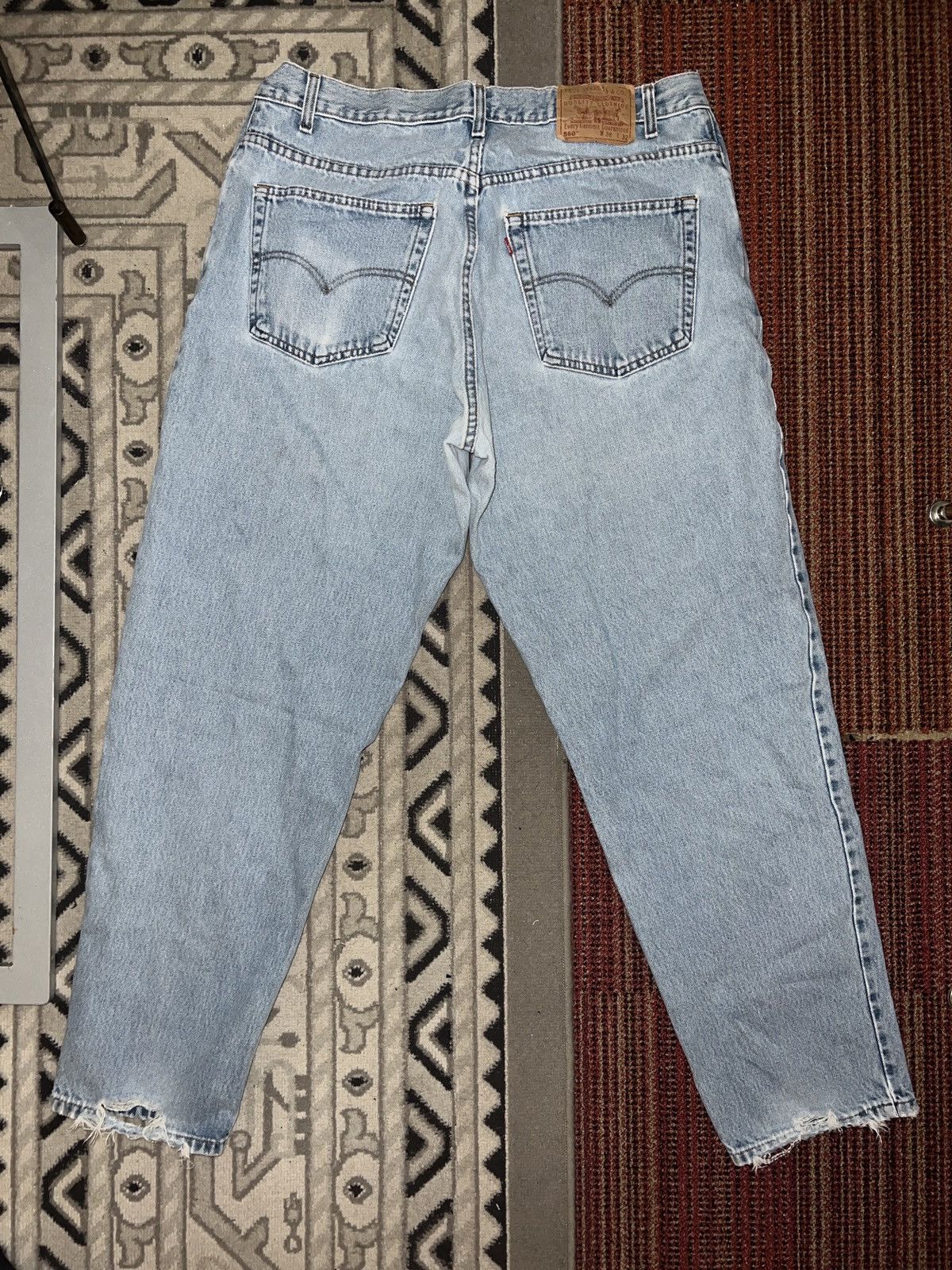 Levi's Vintage OOs Levis 560 light Distressed Grunge Denim Jeans Size US 38 / EU 54 - 2 Thumbnail