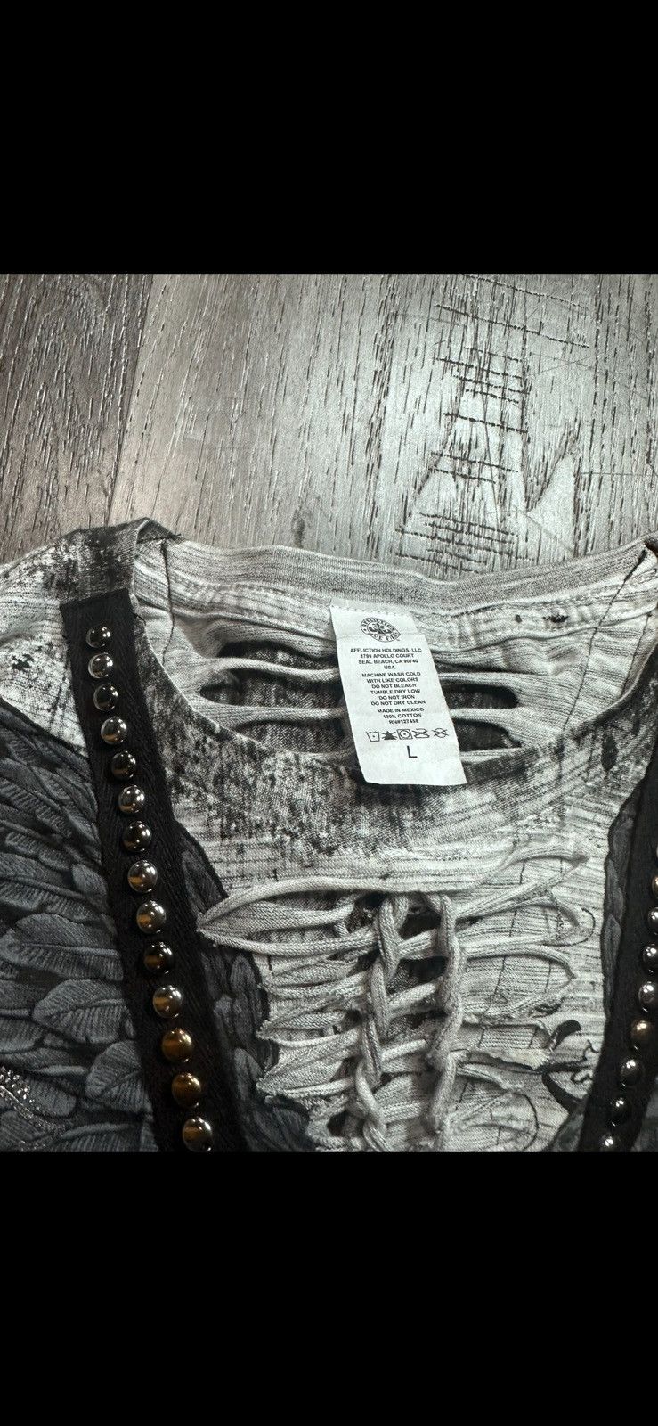 Affliction × Vintage Affliction Size L / US 10 / IT 46 - 3 Thumbnail