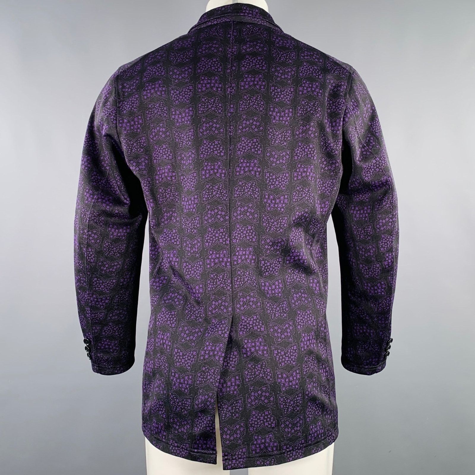 Needles NEEDLES XS Black Purple Butterfly Polyester Oversized Jacket Size US XS / EU 42 / 0 - 4 Thumbnail